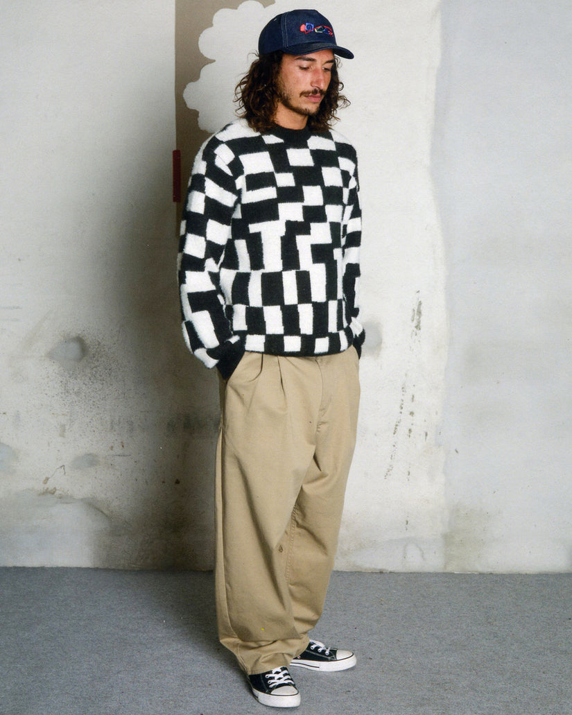 Pull Carrau Check - Black