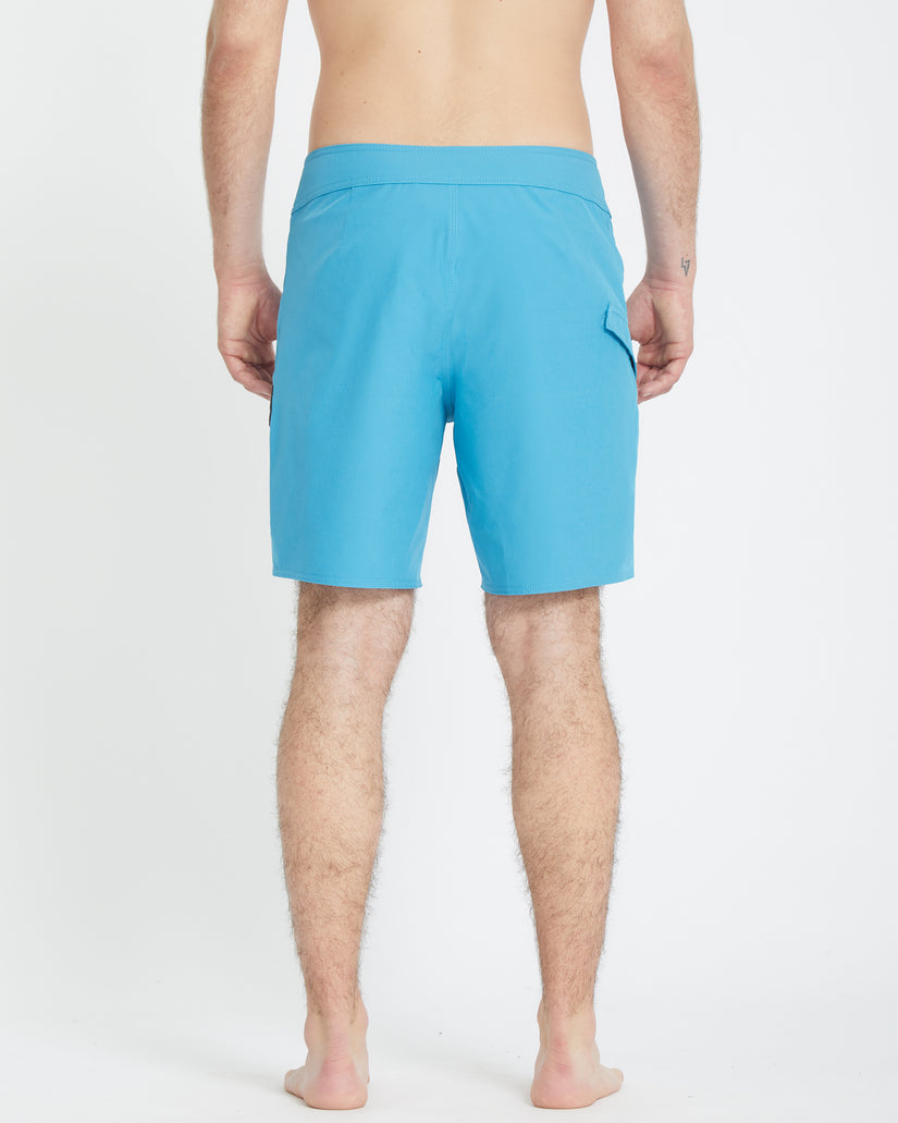 Boardshort Lido Solid Mod 18" - BAY BLUE