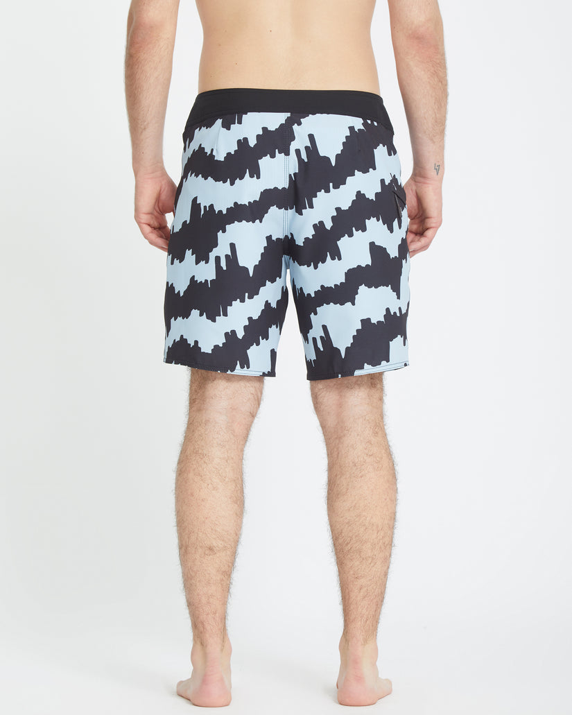 Boardshort Multifarious Mod 18" - CAROLINA BLUE