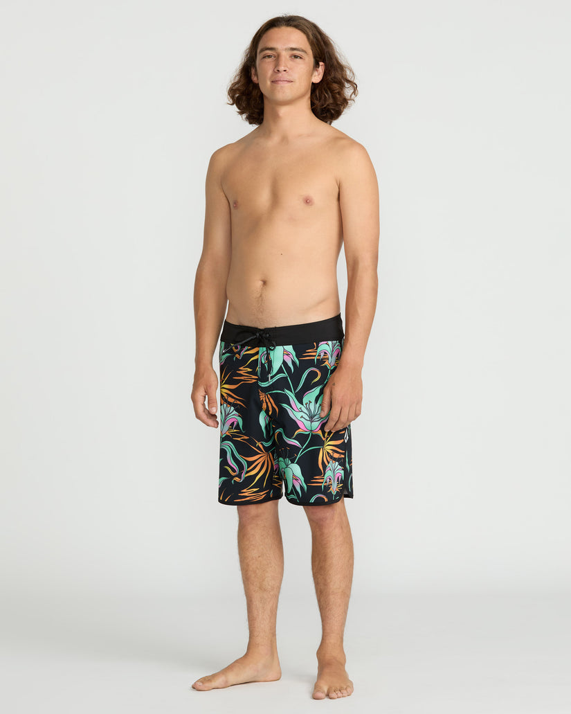Boardshort Infuse Scallop Mod 19" - Black Green