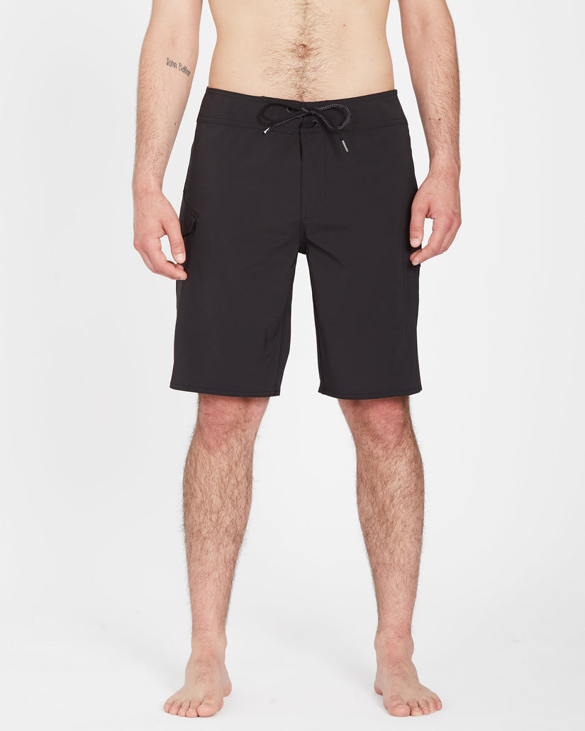 Boardshort Lido Solid Mod 20" - Black