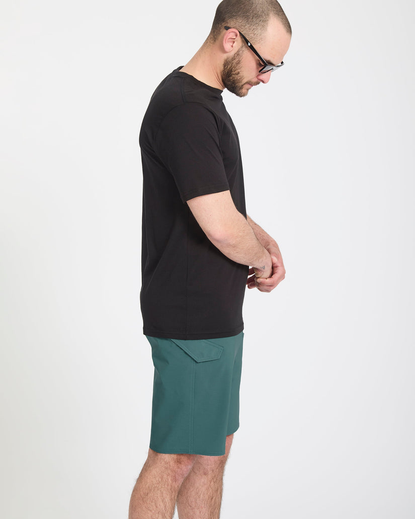 Boardshort Lido Solid Mod 20" - Rifle Green