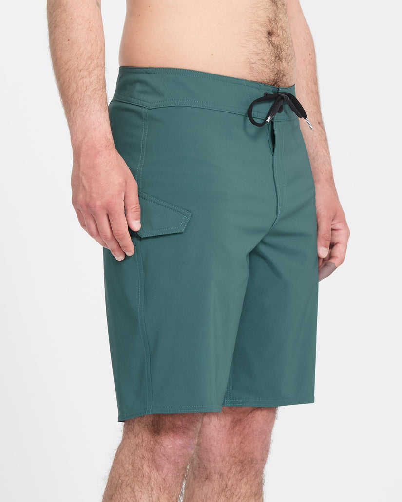 Boardshort Lido Solid Mod 20" - Rifle Green