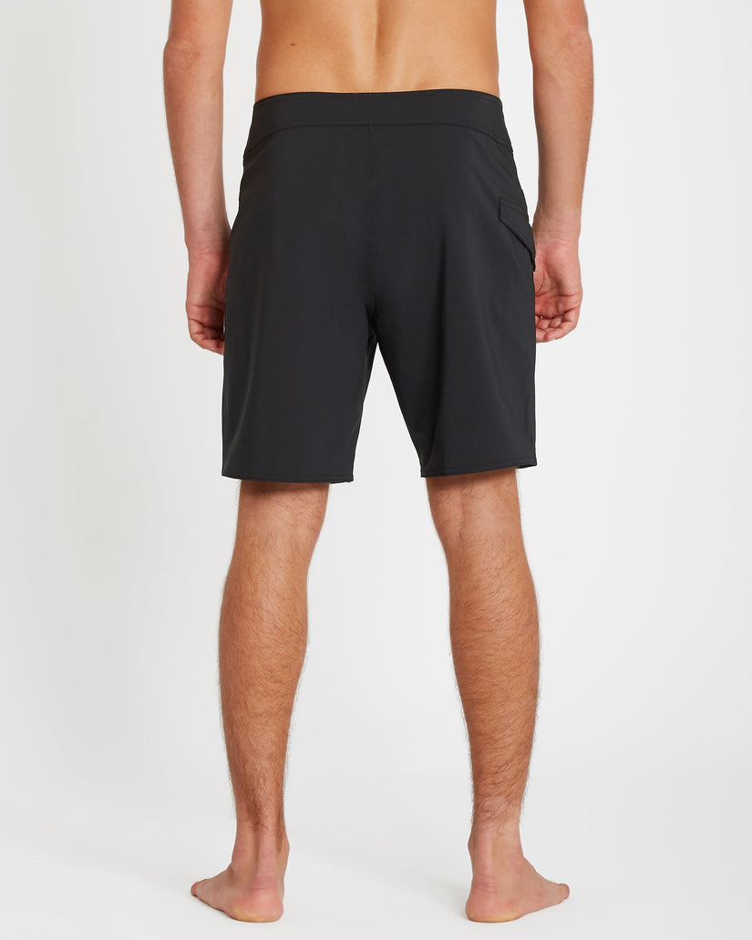 Boardshort Lido Solid Mod 18" - Black