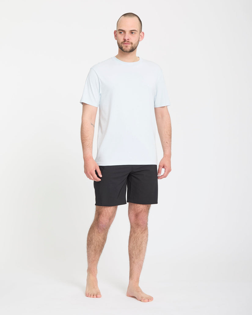 Boardshort Lido Solid Mod 18" - Black
