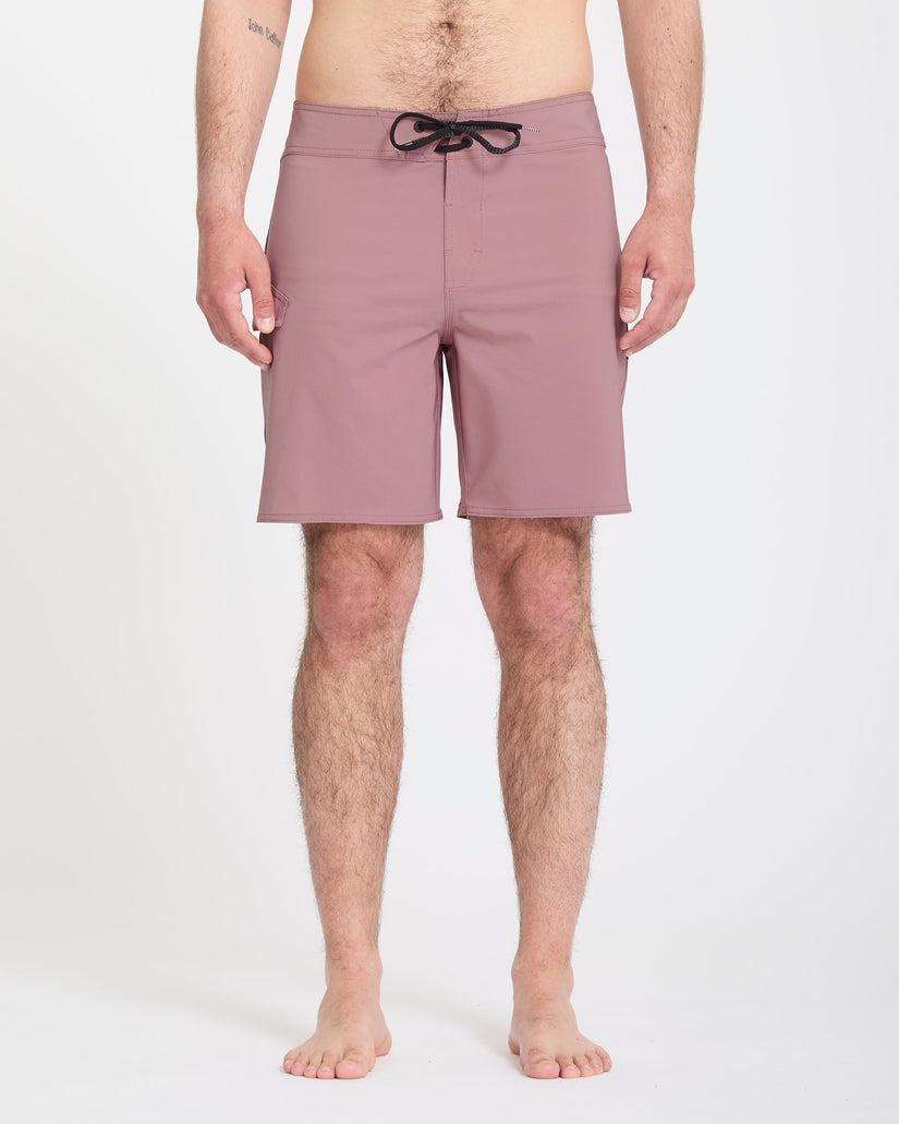Boardshort Lido Solid Mod 18" - Stone Rose