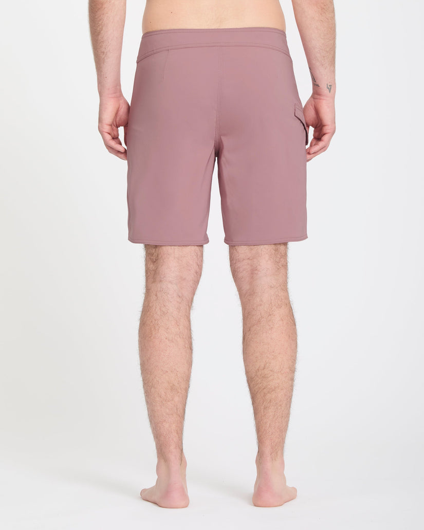 Boardshort Lido Solid Mod 18" - Stone Rose