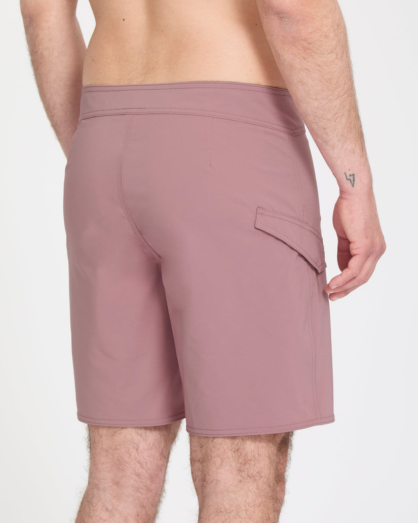 Boardshort Lido Solid Mod 18" - Stone Rose