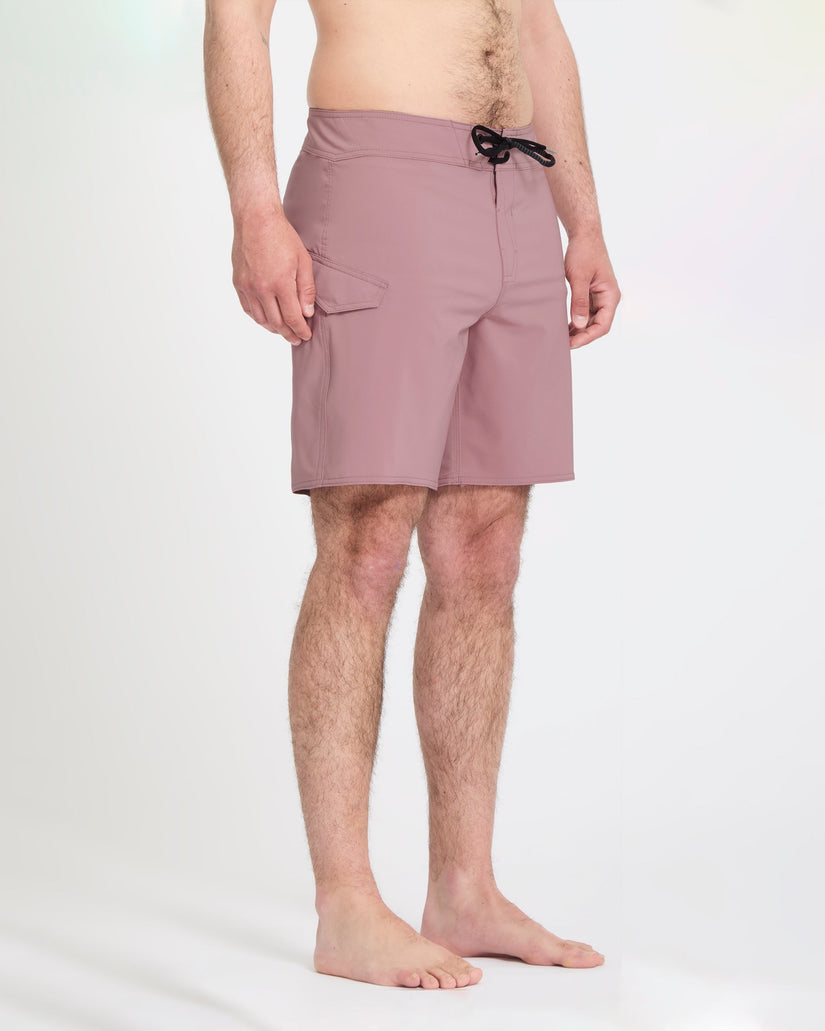 Boardshort Lido Solid Mod 18" - Stone Rose