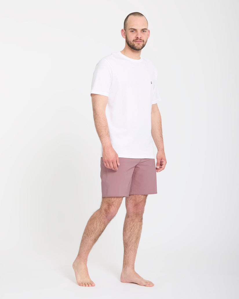 Boardshort Lido Solid Mod 18" - Stone Rose