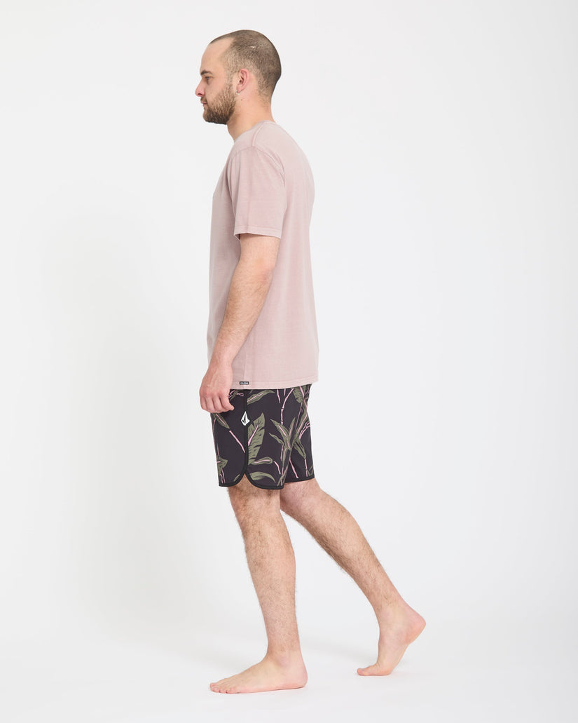 Boardshort Encounter Scallop Mod 19" - Black