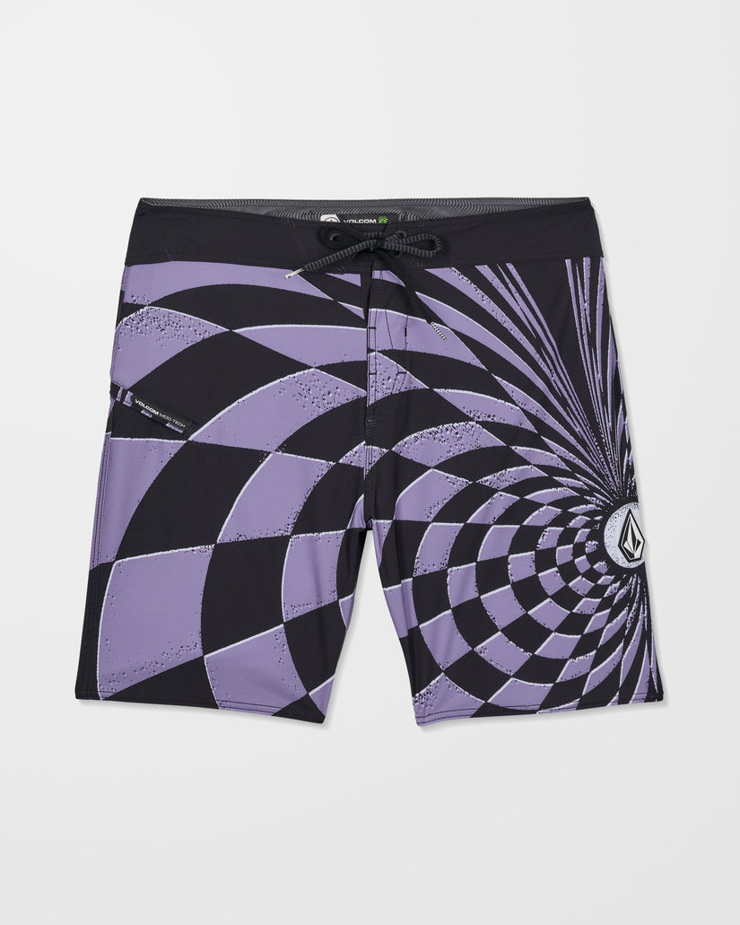 Boardshort Spiral Stn Mod 19" - Violet