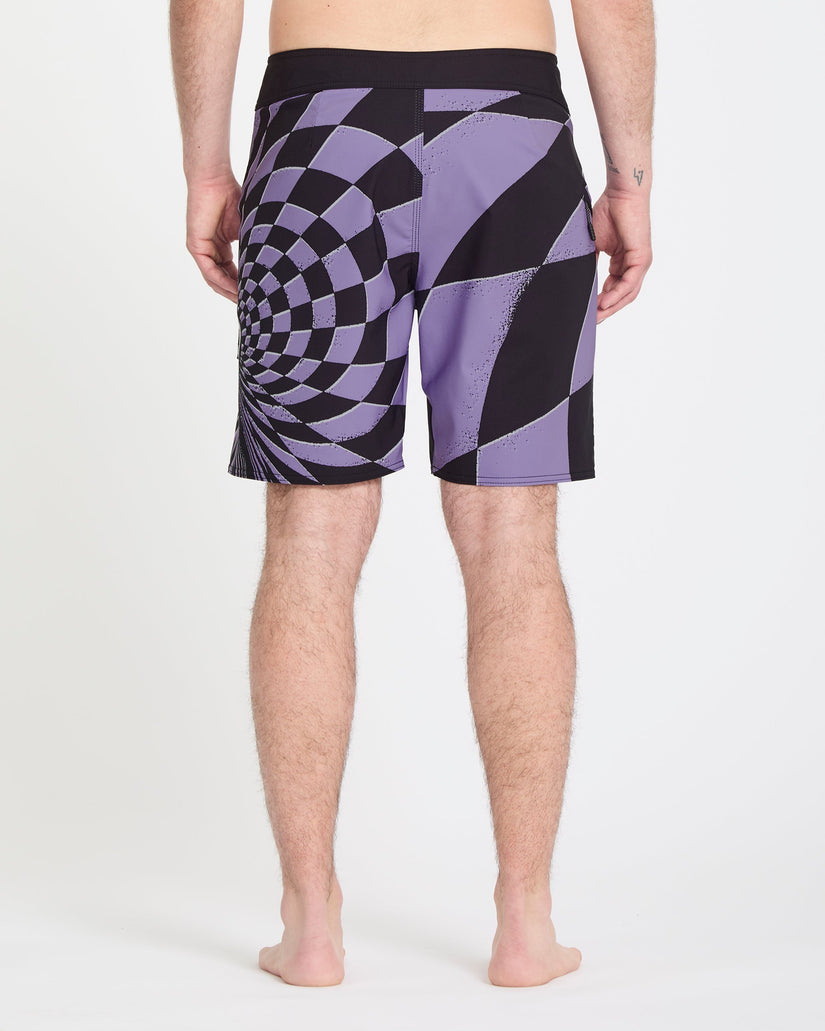 Boardshort Spiral Stn Mod 19" - Violet