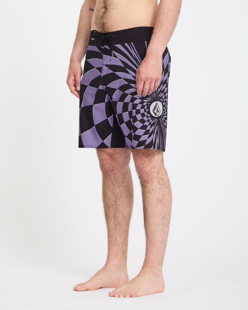 Boardshort Spiral Stn Mod 19" - Violet