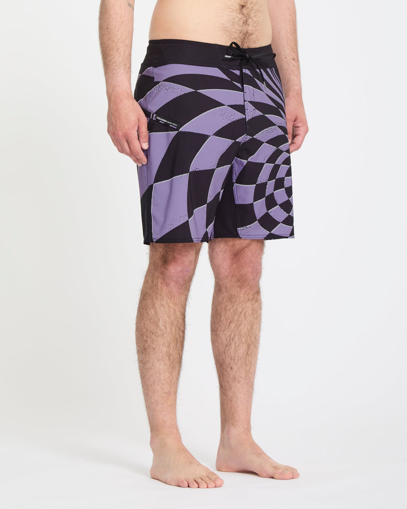Boardshort Spiral Stn Mod 19" - Violet