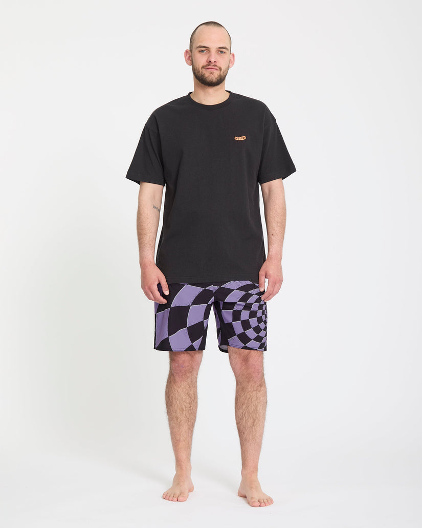 Boardshort Spiral Stn Mod 19" - Violet