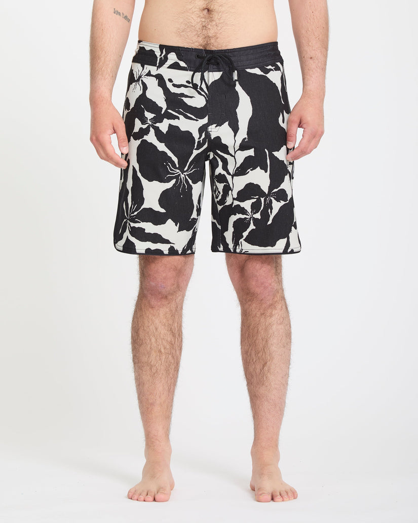 Boardshort Contact Scallop Stoney 19" - Off White