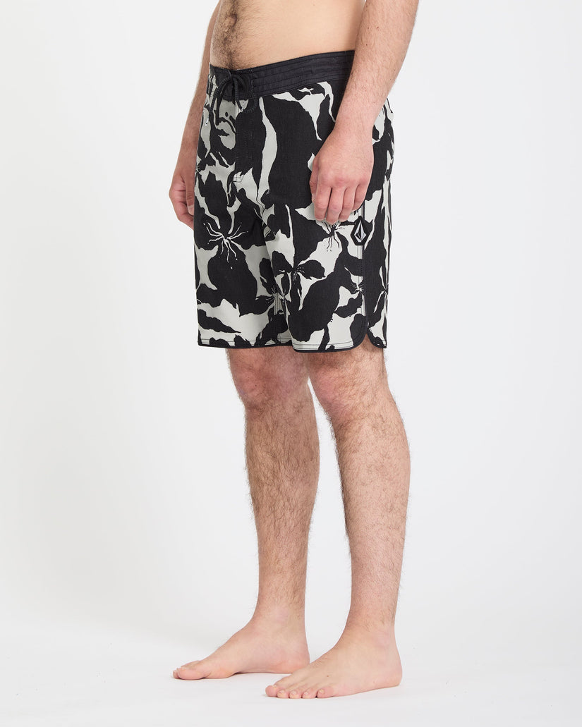 Boardshort Contact Scallop Stoney 19" - Off White