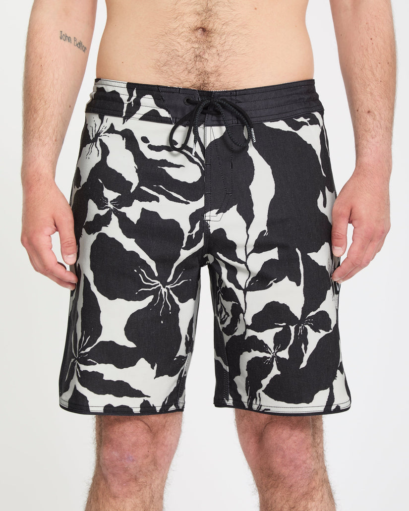 Boardshort Contact Scallop Stoney 19" - Off White