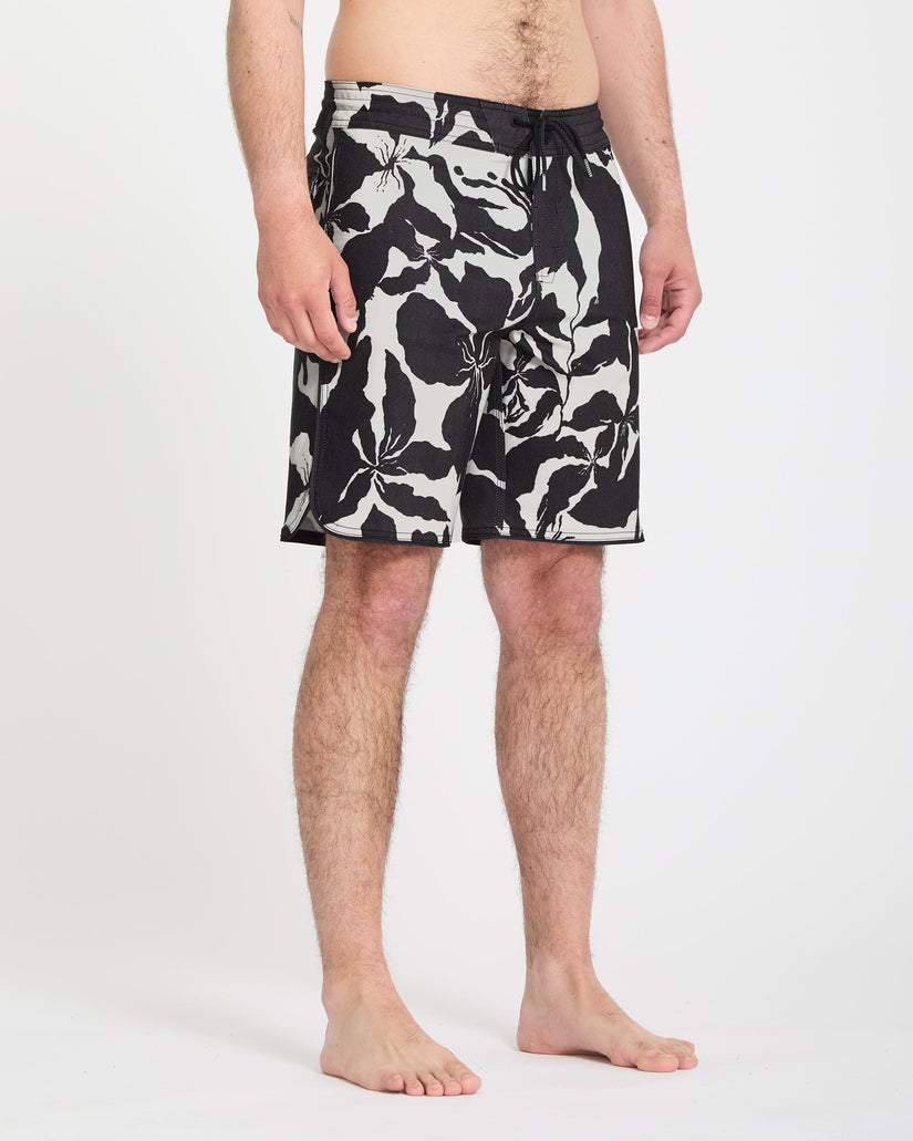 Boardshort Contact Scallop Stoney 19" - Off White