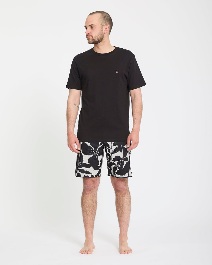 Boardshort Contact Scallop Stoney 19" - Off White