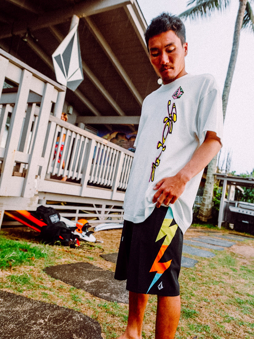 Boardshort Zapped Liberators 19" - Black