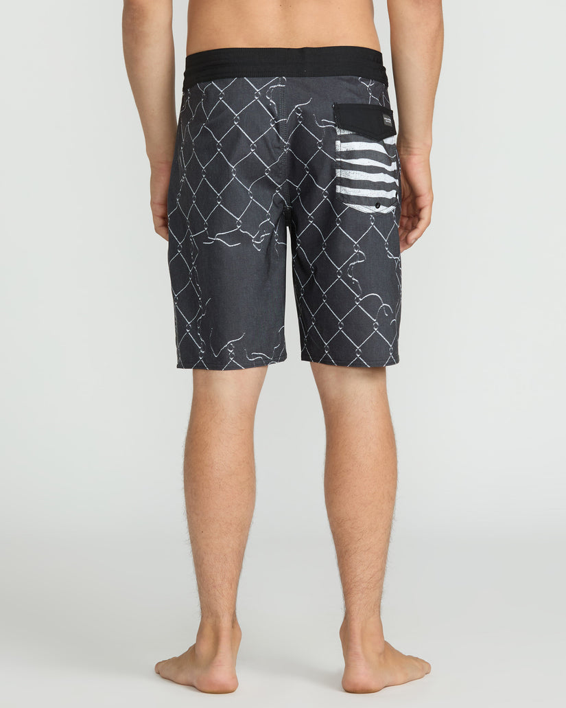 Boardshort Misdormeaner Stoney 19" - Black
