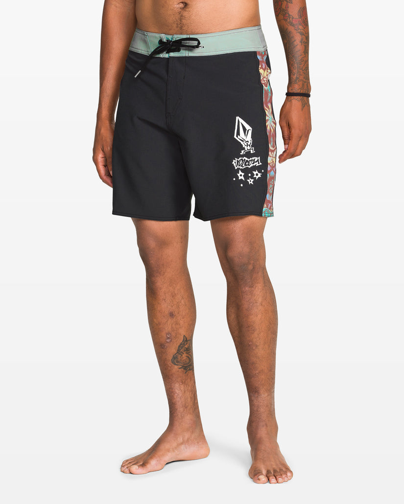 Boardshort Star Shields Mod 18" - Stealth