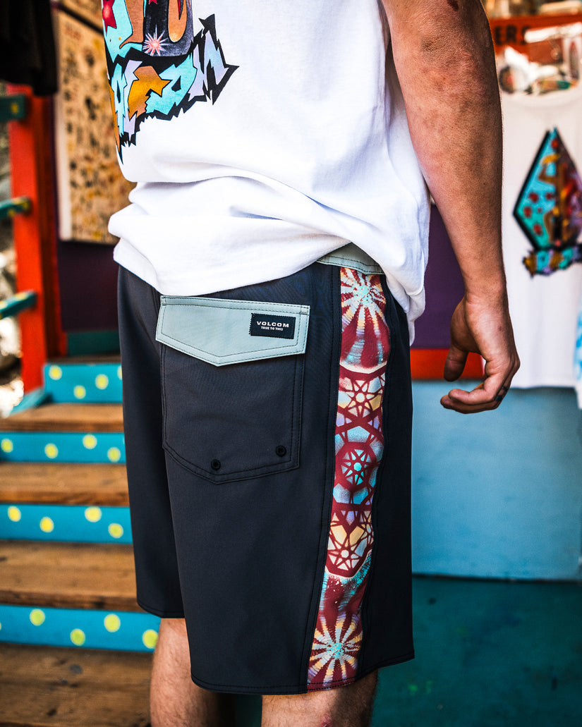 Boardshort Star Shields Mod 18" - Stealth