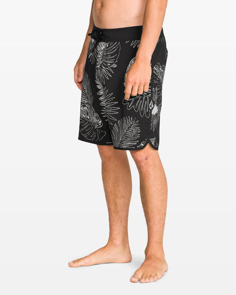 Boardshort Scallop Mod 19" - Black