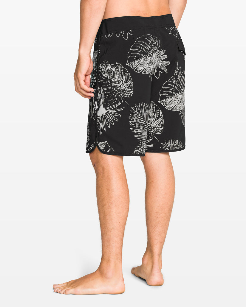 Boardshort Scallop Mod 19" - Black