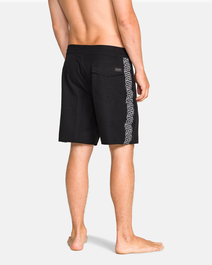 Boardshort Yewster Loose Stoney 18" - Black