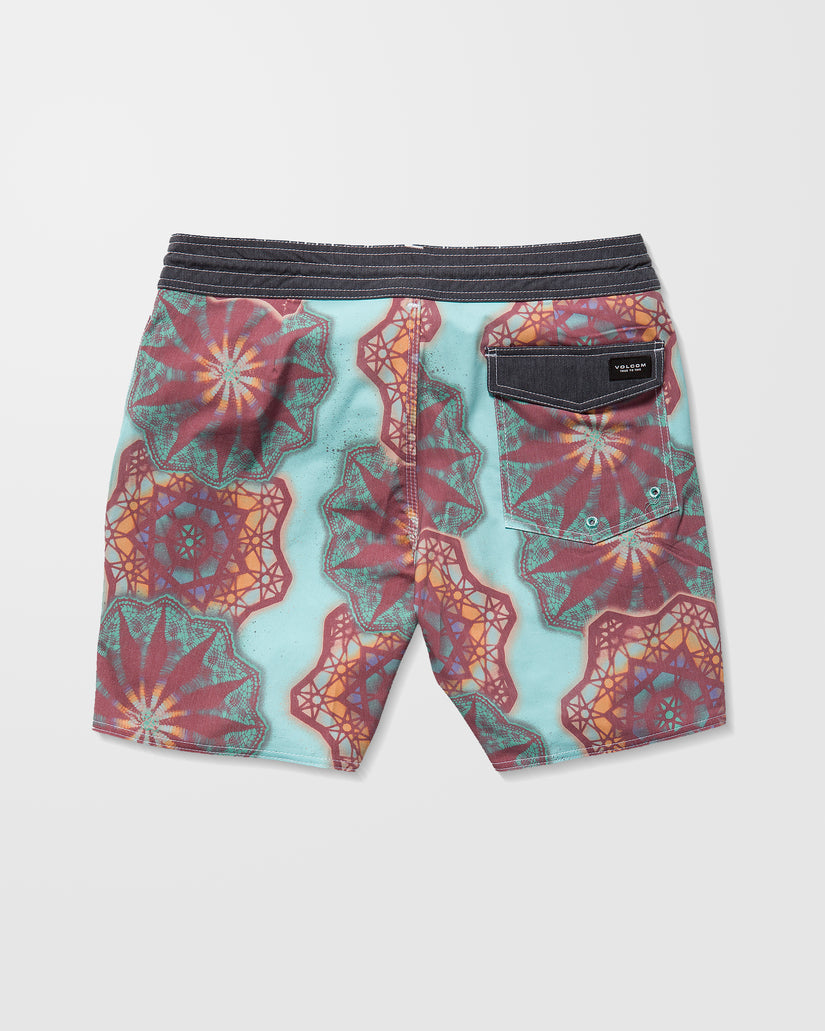 Boardshort Pcs Star Shields Stoney 18" - Black
