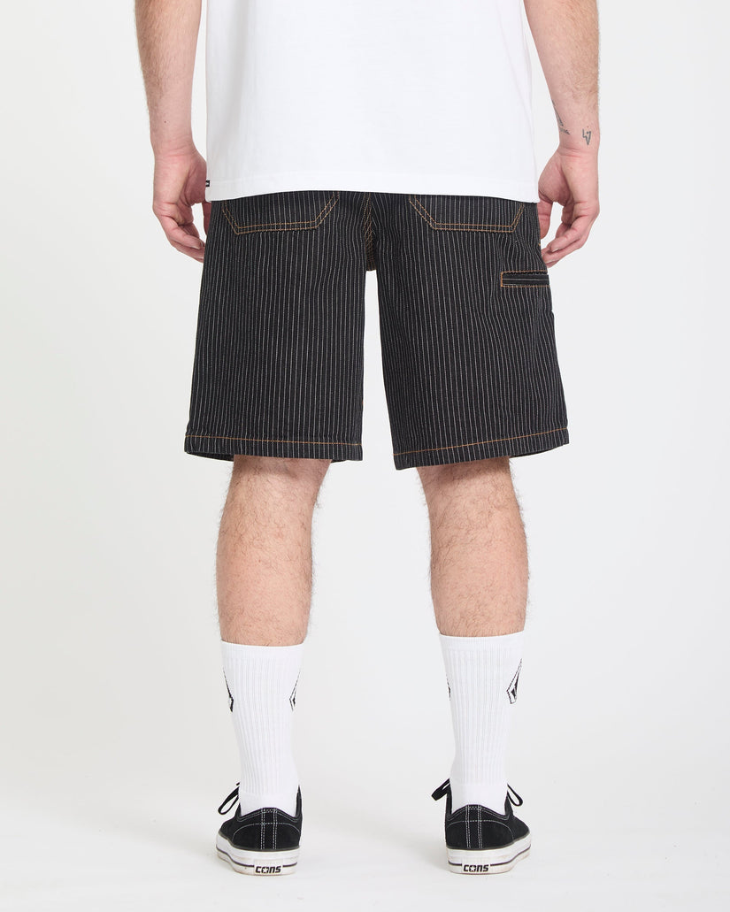 Short chino Work Dialed 22" - Black Stripe