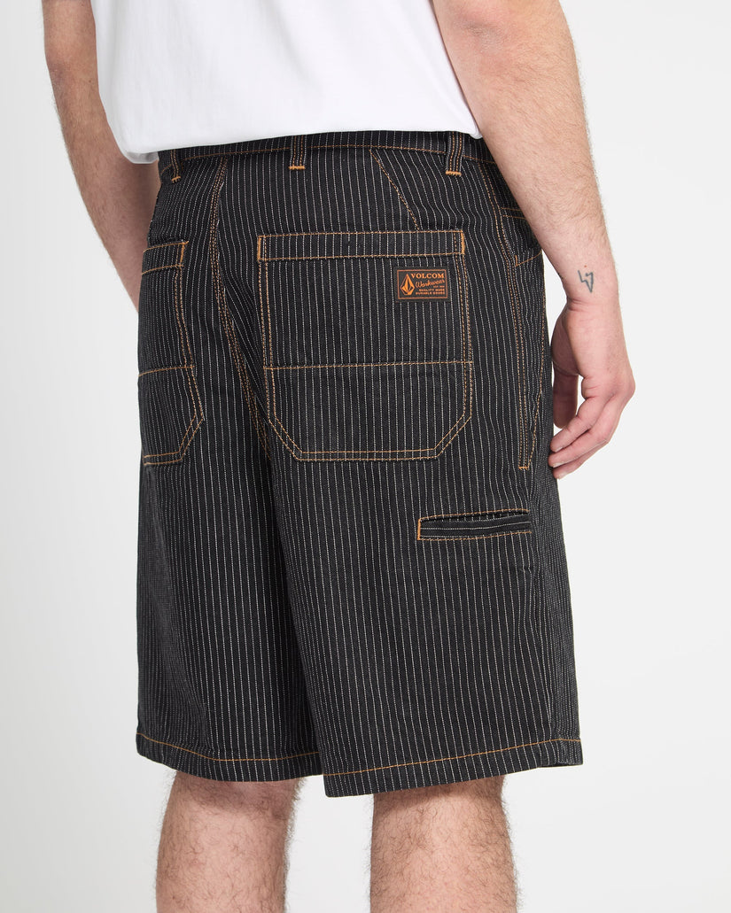 Short chino Work Dialed 22" - Black Stripe