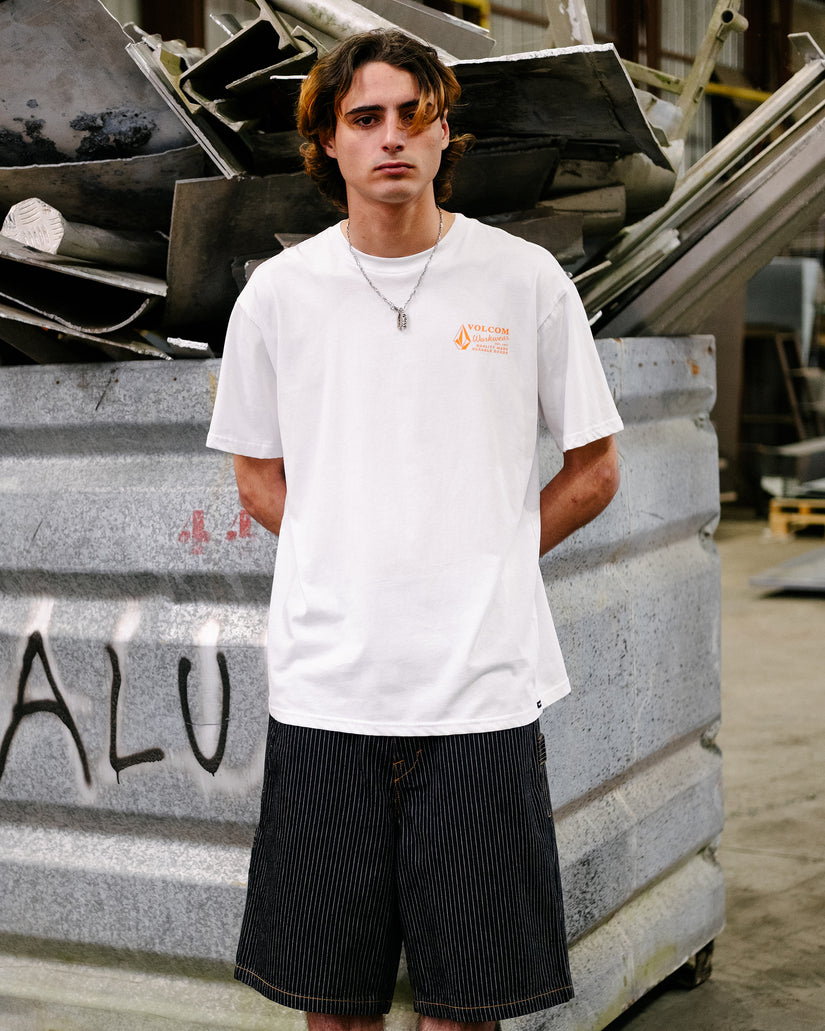 Short chino Work Dialed 22" - Black Stripe