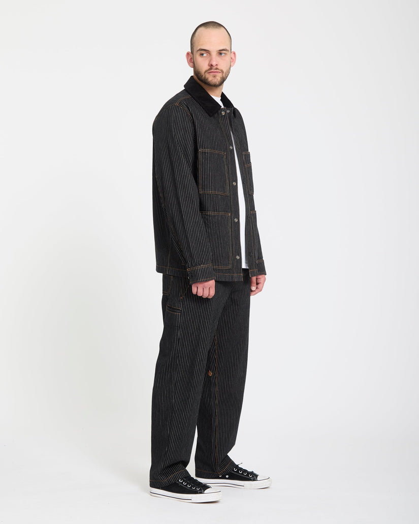 Pantalon Work Dialed - Black Stripe