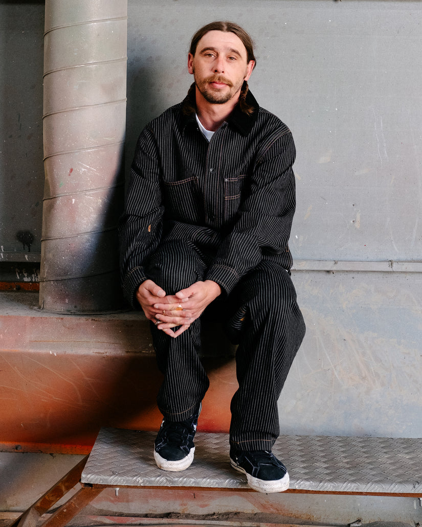 Pantalon Work Dialed - Black Stripe