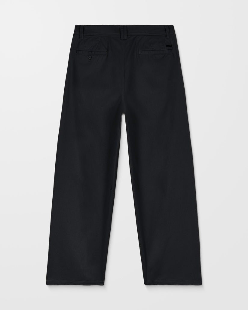 Pantalon chino Baggos Pleat - Black