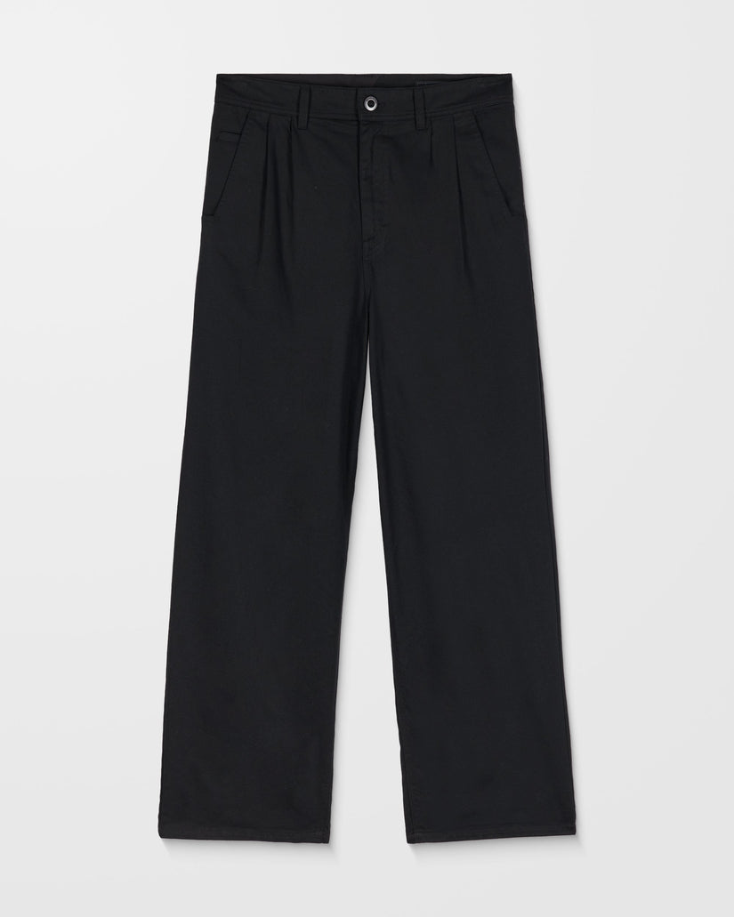 Pantalon chino Baggos Pleat - Black
