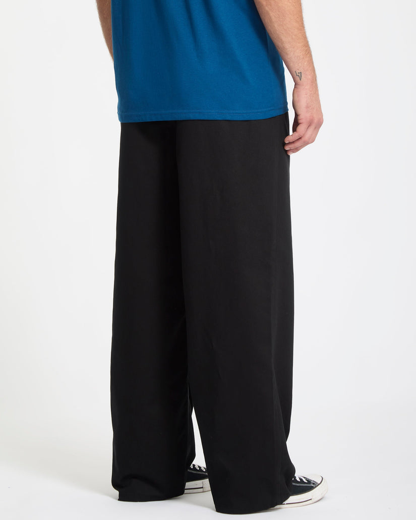 Pantalon chino Baggos Pleat - Black