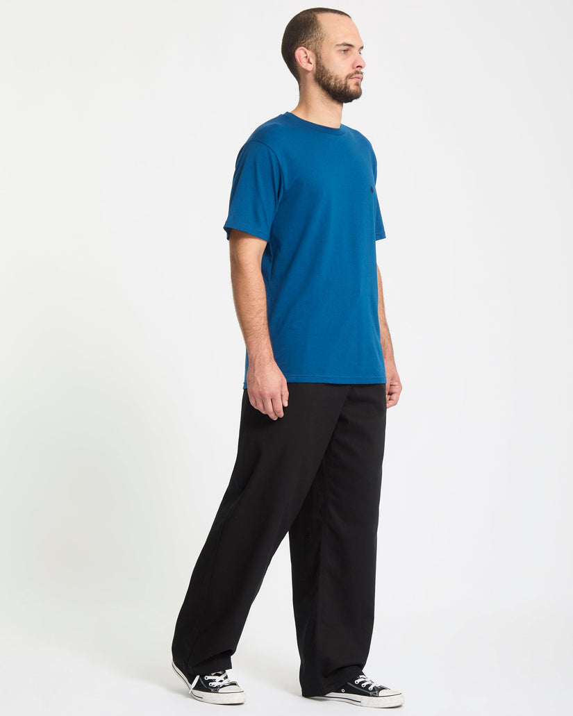 Pantalon chino Baggos Pleat - Black