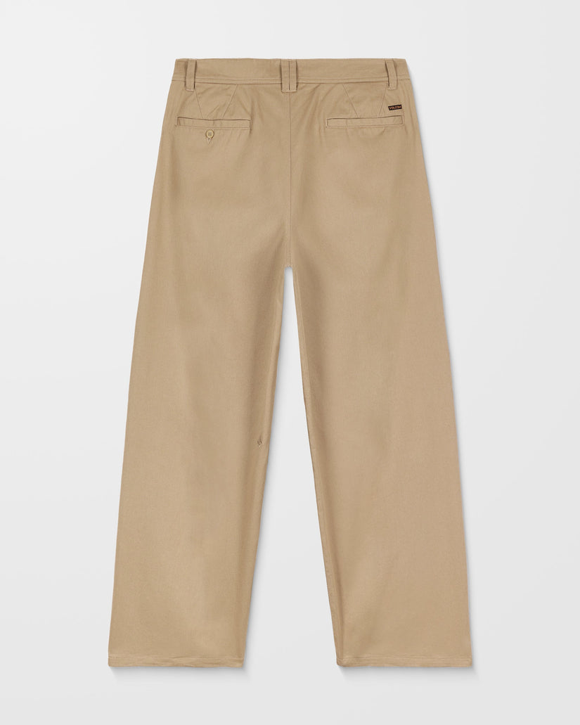 Pantalon chino Baggos Pleat - Khaki