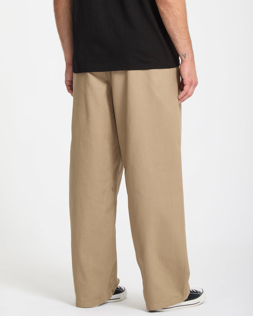Pantalon chino Baggos Pleat - Khaki