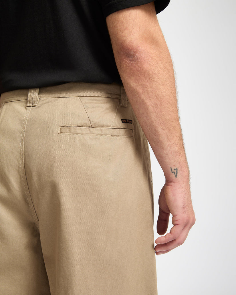 Pantalon chino Baggos Pleat - Khaki