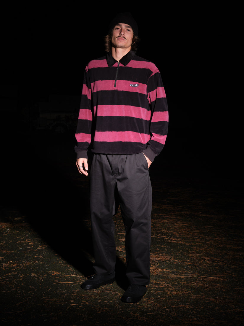 Pantalon Chino Pleat Briqlayer - BLACK