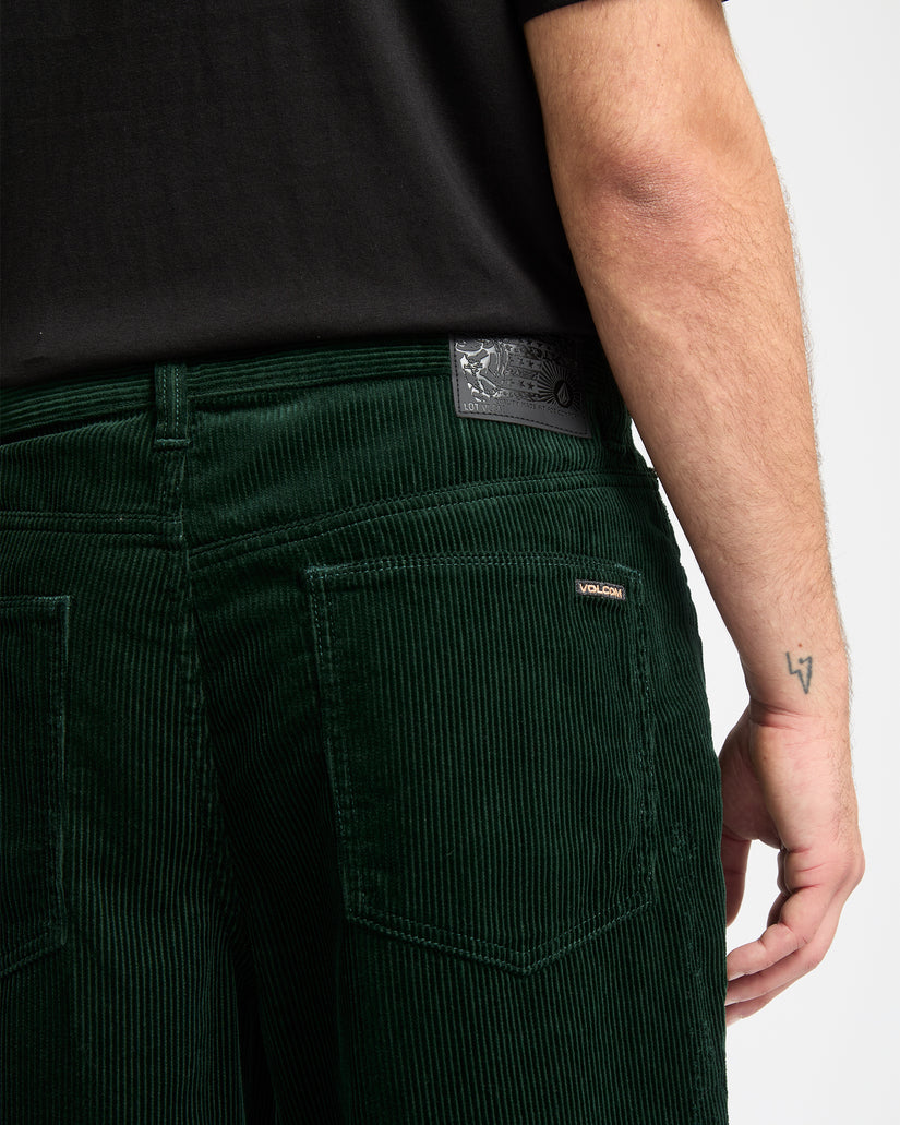 Pantalon Billow Tapered Corduroy - Scarab