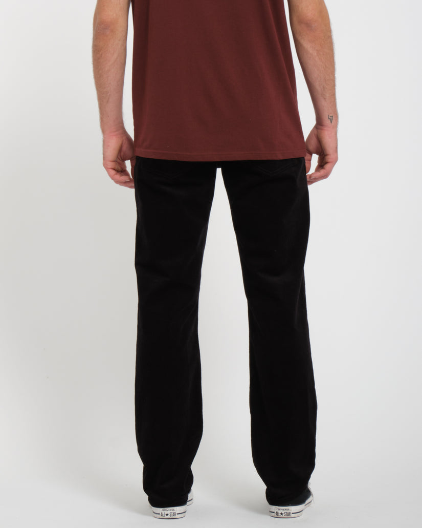 Pantalon Solver En Velours Côtelé 5 Poches - Black
