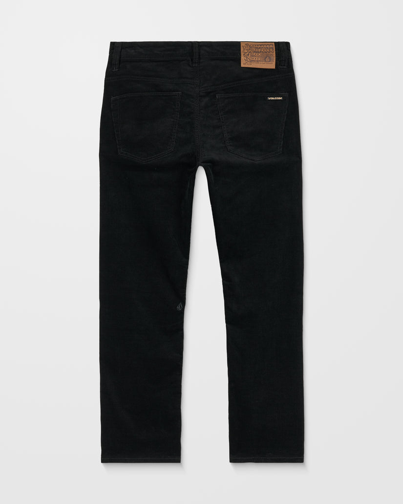 Pantalon Solver En Velours Côtelé 5 Poches - Black