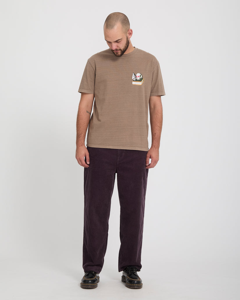 Pantalon Billow Tapered Corduroy - Raisin